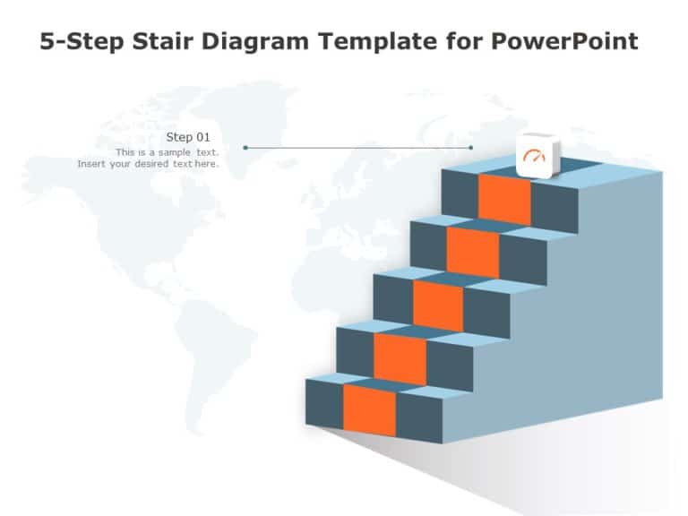 Animated Stair Diagram PowerPoint Template & Google Slides Theme 2