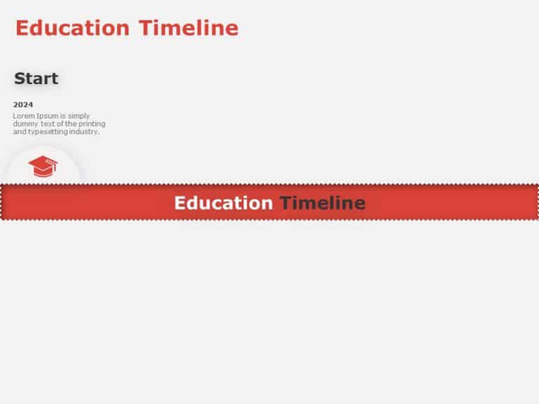 Animated Education Timeline PowerPoint Template & Google Slides Theme 1