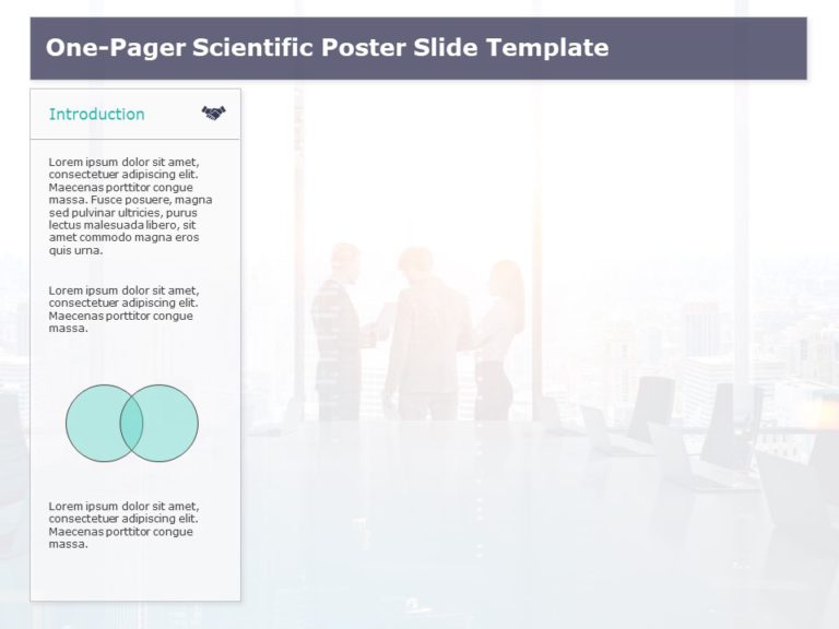 Animated One Page Scientific Research PowerPoint Template & Google Slides Theme 1