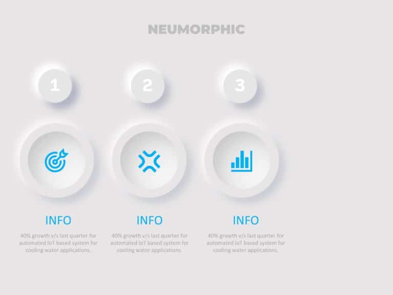 Animated Neumorphic PowerPoint Template & Google Slides Theme 3