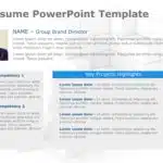 Resume Templates For PowerPoint & Google Slides Theme 2