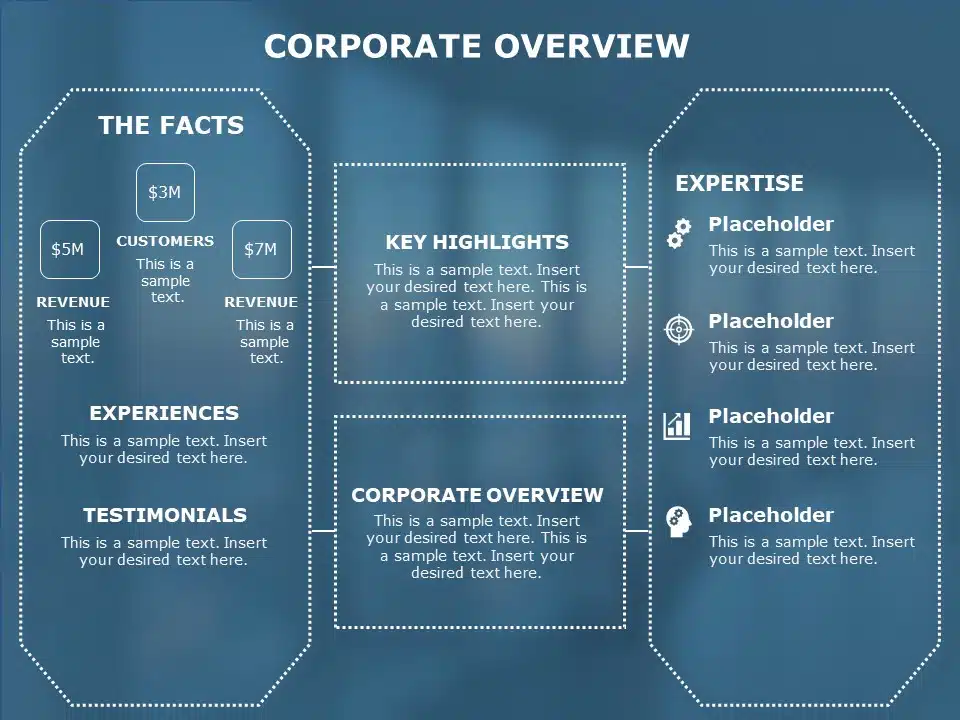 Animated Corporate Overview PowerPoint Template & Google Slides Theme