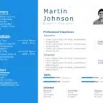 Resume Templates For PowerPoint & Google Slides Theme 3