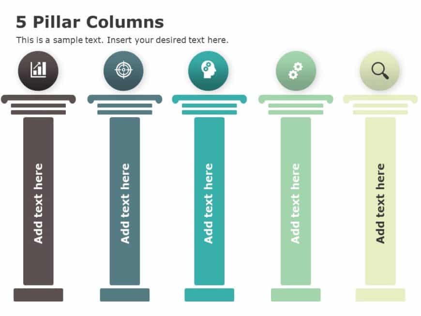 Animated Pillar Infographic PowerPoint Template