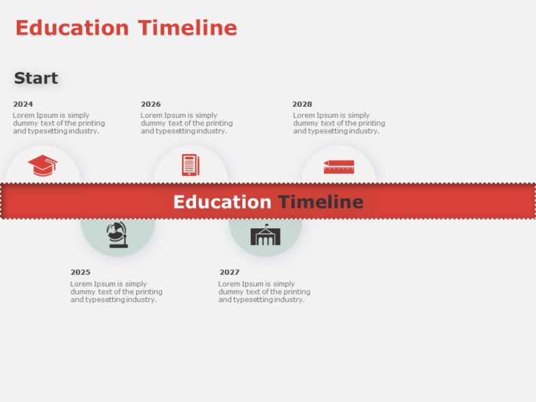 Animated Education Timeline PowerPoint Template & Google Slides Theme 5