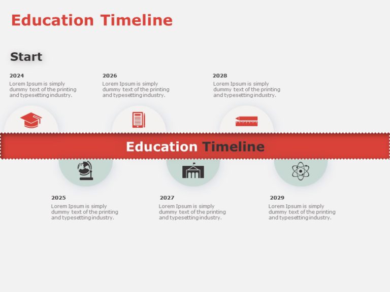 Animated Education Timeline PowerPoint Template & Google Slides Theme 6