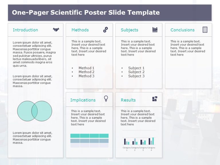 Animated One Page Scientific Research PowerPoint Template & Google Slides Theme 6