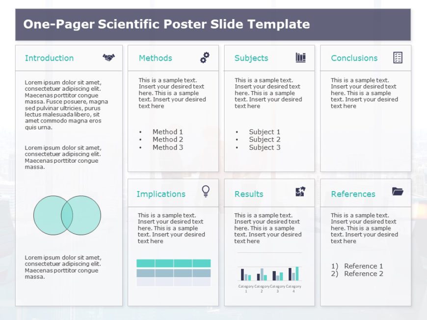 Animated One Page Scientific Research PowerPoint Template