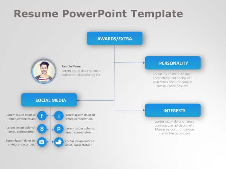 Resume Templates For PowerPoint & Google Slides Theme 7