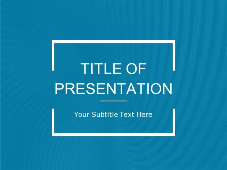 Animated Company Presentation PowerPoint Background & Google Slides Theme