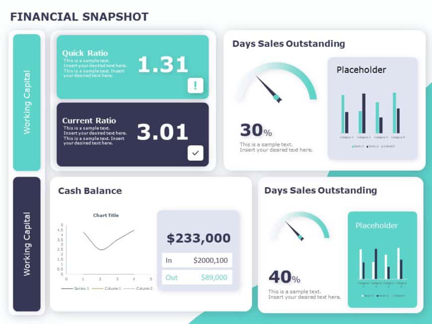 Animated Financial Summary PowerPoint Template