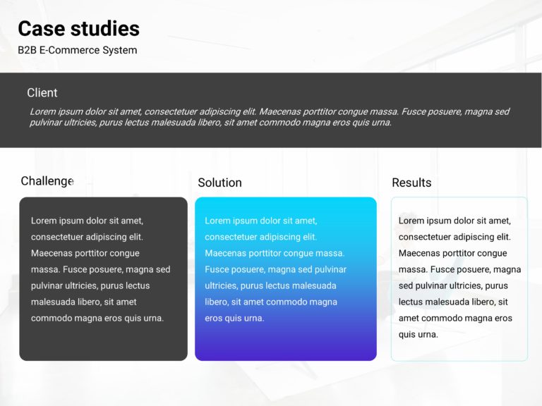 Company Presentation Template