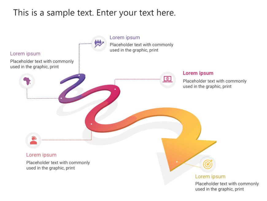 Timeline Arrow PPT Template for MS PowerPoint & Google Slides