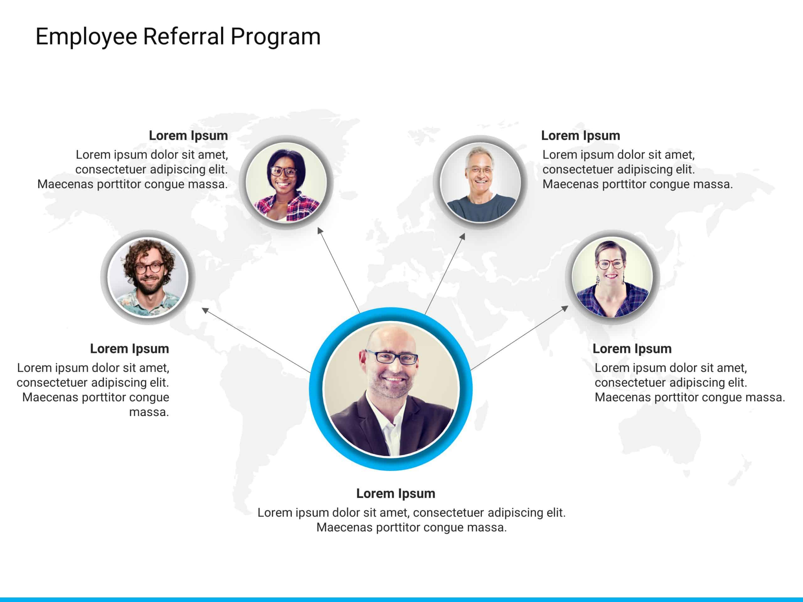 Free Employee Referral PowerPoint Template & Google Slides Theme