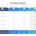Animated Financial Investment Report PowerPoint Template & Google Slides Theme 1