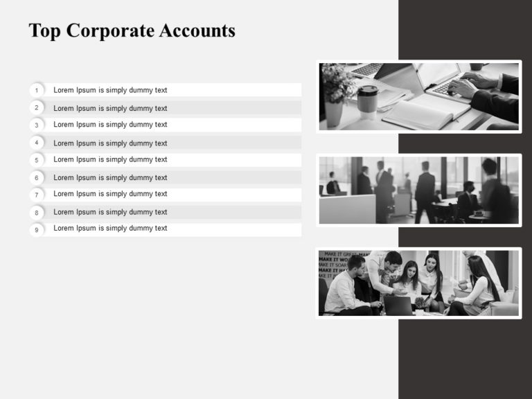Animated Top Corporate Accounts PowerPoint Template & Google Slides Theme 10