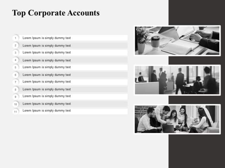 Animated Top Corporate Accounts PowerPoint Template & Google Slides Theme 12