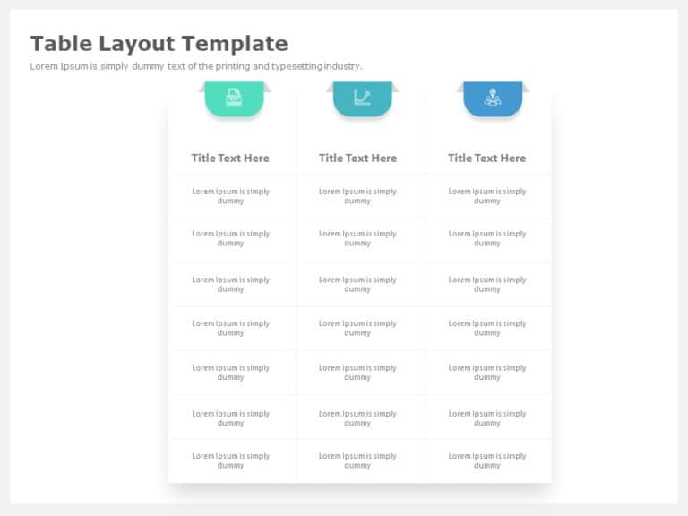 Animated Table Layout PowerPoint Template & Google Slides Theme 2