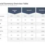 Animated Financial Overview Summary PowerPoint Template & Google Slides Theme 2