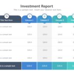 Animated Financial Investment Report PowerPoint Template & Google Slides Theme 2