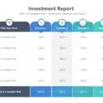 Animated Financial Investment Report PowerPoint Template & Google Slides Theme 2