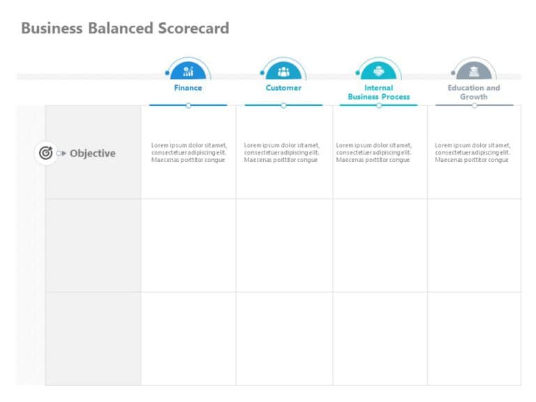 Animated Business Balanced Scorecard PowerPoint Template & Google Slides Theme 2