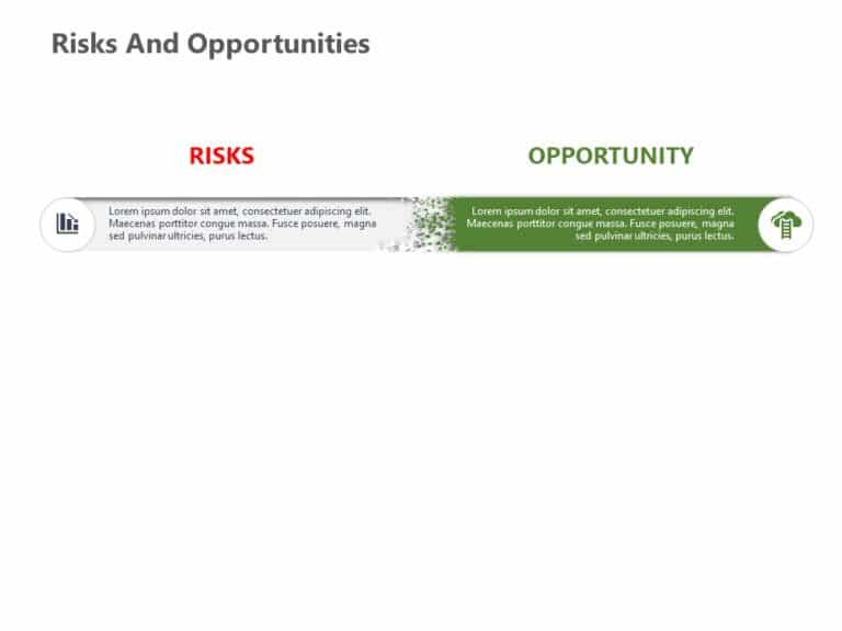 Animated Risks and Opportunities powerpoint template & Google Slides Theme 1