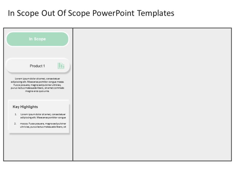 Animated In Scope Out Of Scope PowerPoint Template & Google Slides Theme 2