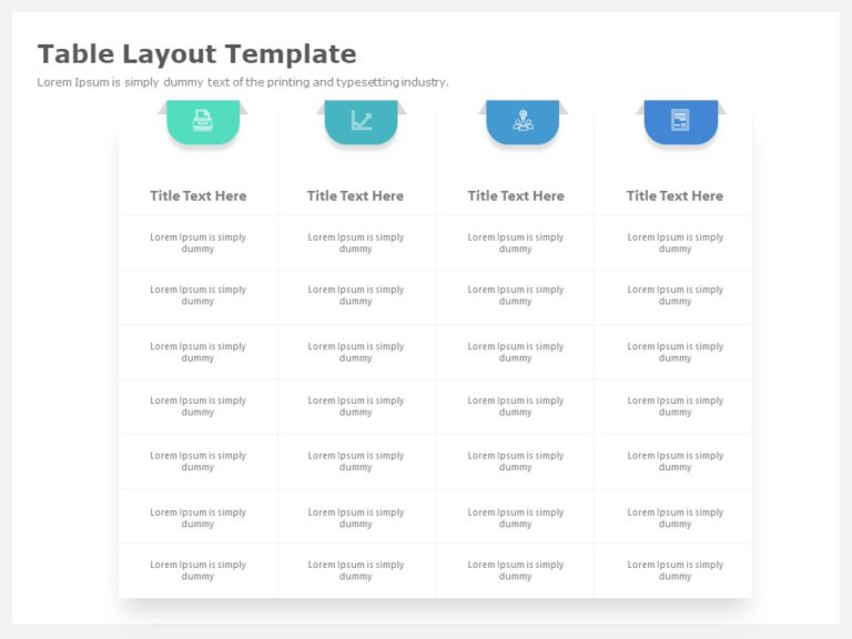 Animated Table Layout PowerPoint Template & Google Slides Theme 3