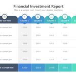 Animated Financial Investment Report PowerPoint Template & Google Slides Theme 3