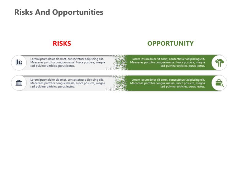 Animated Risks and Opportunities powerpoint template & Google Slides Theme 2