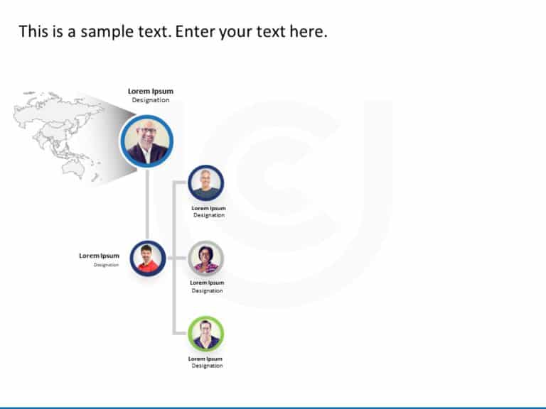 Animated Company Org Chart PowerPoint Template & Google Slides Theme 3