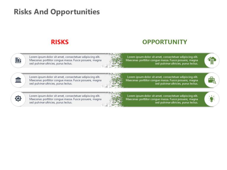 Animated Risks and Opportunities powerpoint template & Google Slides Theme 3