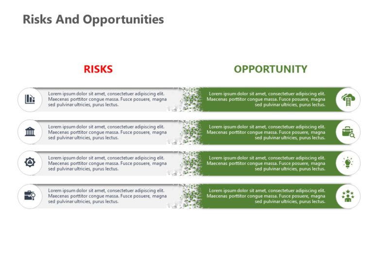 Animated Risks and Opportunities powerpoint template & Google Slides Theme 4