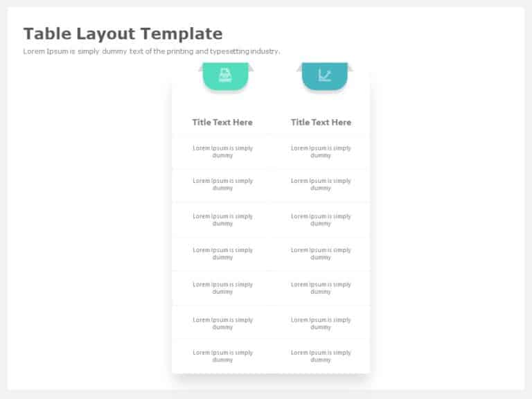 Animated Table Layout PowerPoint Template & Google Slides Theme 1