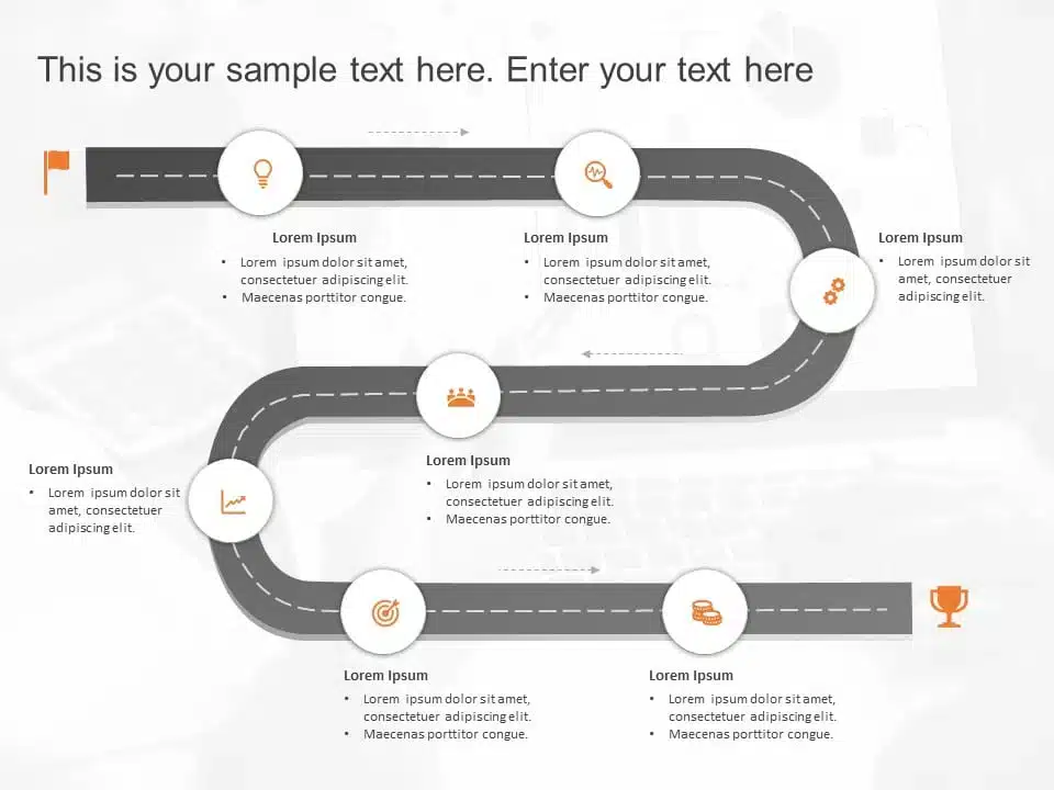 Customer Journey Roadmap PowerPoint Template & Google Slides Theme