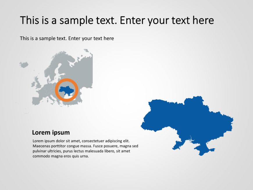 Europe Map 5 PowerPoint Template