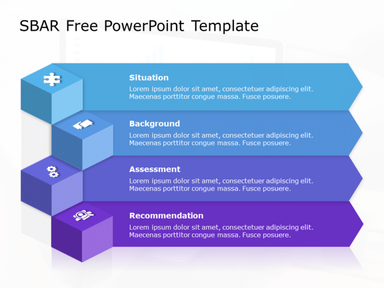 Free SBAR for business use ,12l PowerPoint Template & Google Slides Theme