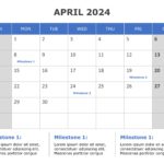 2024 Calendar Planner PowerPoint Template & Google Slides Theme 3