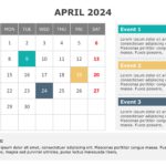2024 Calendar Planner Slide Template & Google Slides Theme 3
