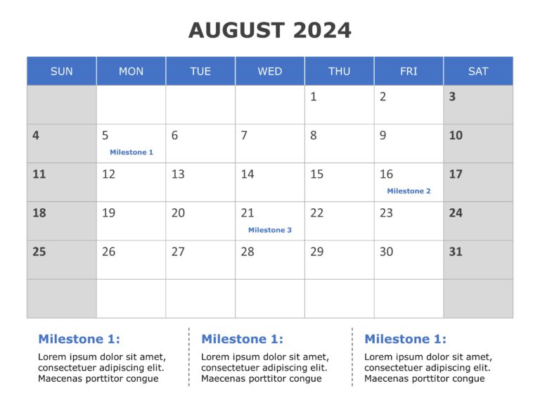 2024 Calendar Planner PowerPoint Template & Google Slides Theme 7