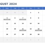 2024 Calendar PPT Template & Google Slides Theme 7