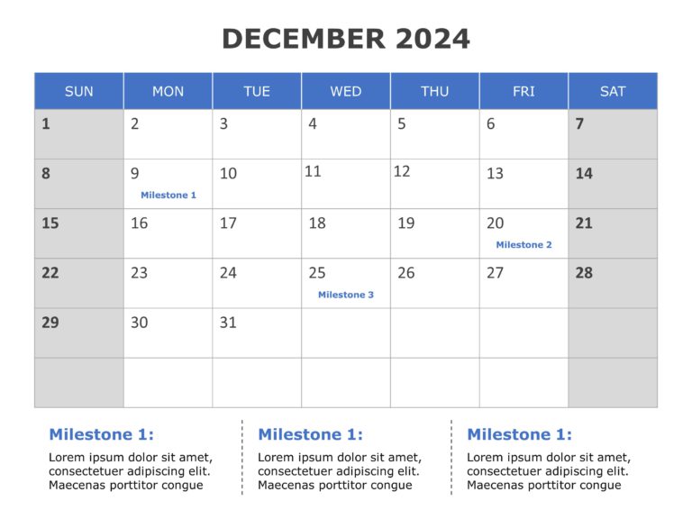 2024 Calendar Planner PowerPoint Template & Google Slides Theme 11