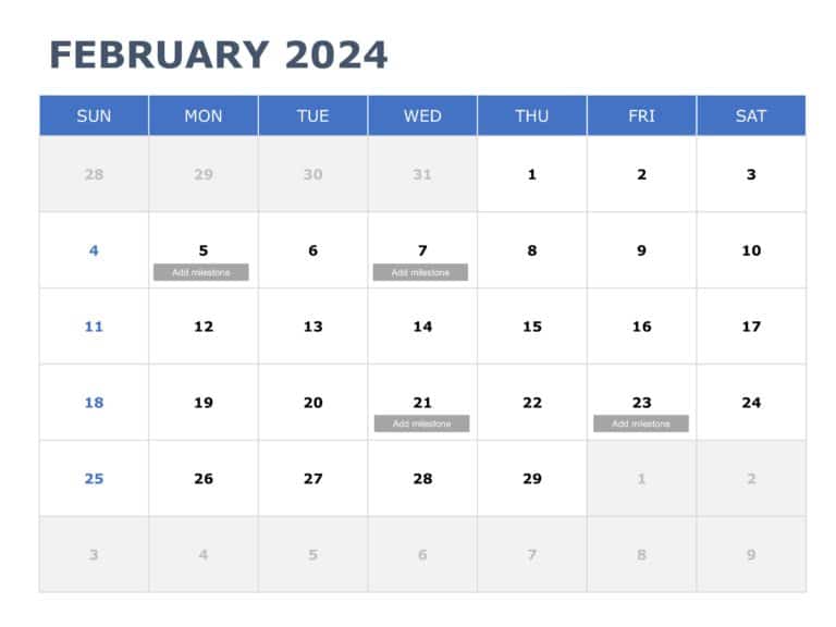 2024 Calendar PPT Template & Google Slides Theme 1