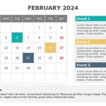 2024 Calendar Planner Slide Template & Google Slides Theme 1