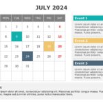 2024 Calendar Planner Slide Template & Google Slides Theme 6