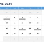 2024 Calendar PPT Template & Google Slides Theme 5