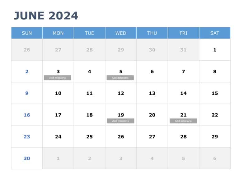 2024 Calendar PPT Template & Google Slides Theme 5