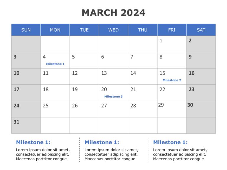 2024 Calendar Planner PowerPoint Template