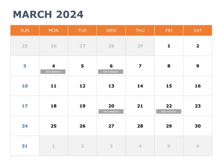 2024 Calendar PPT Template & Google Slides Theme 2